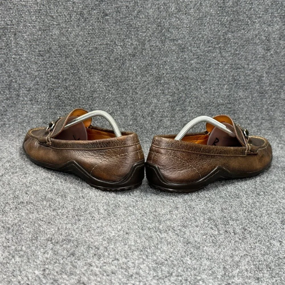 Martin Dingman Horse Bit Loafers Mens Size 11 Brown Leather Slip On Casaul Dress